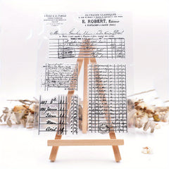 Transparent Silicone Stamp DIY Card Decoration Rubber