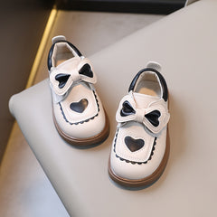 Girls' Bowknot Flat Shoes, Comfortable Non-slip Walking Shoes