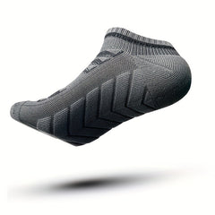 Breathable Cushioned Ankle Socks for Men - 4 Pairs