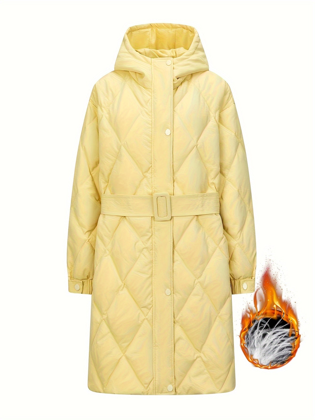 Warm Hooded Down Jacket for Winter Outdoor Sports
