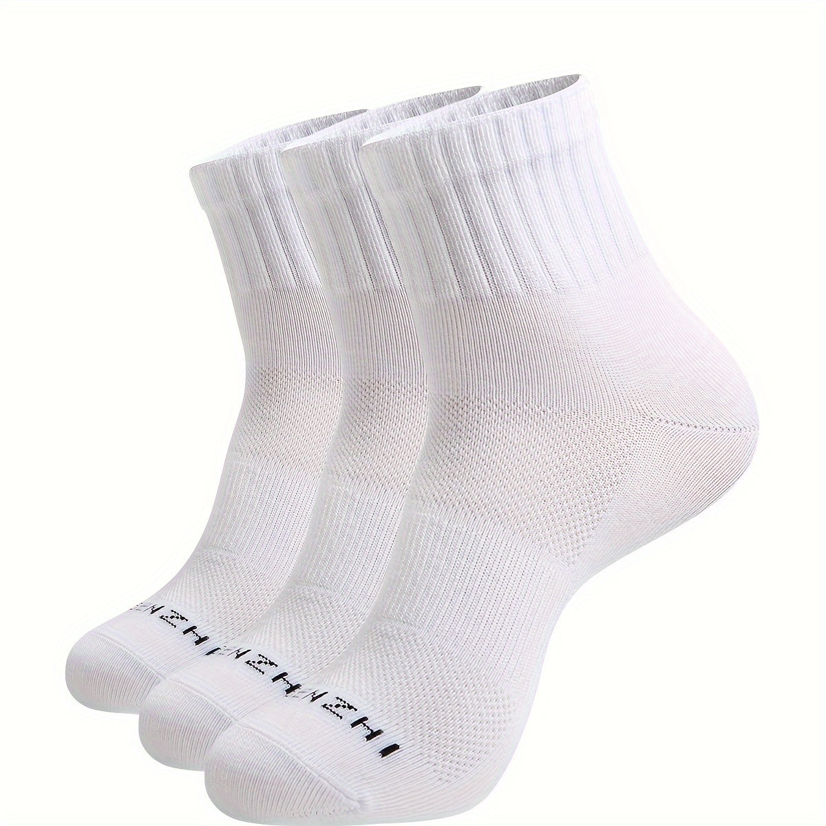 Men's Moisture Wicking Running Socks - 3 Pairs