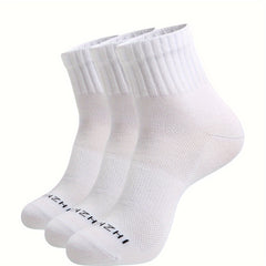 Men's Moisture Wicking Running Socks - 3 Pairs