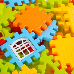 Large Particle House Building Blocks Set