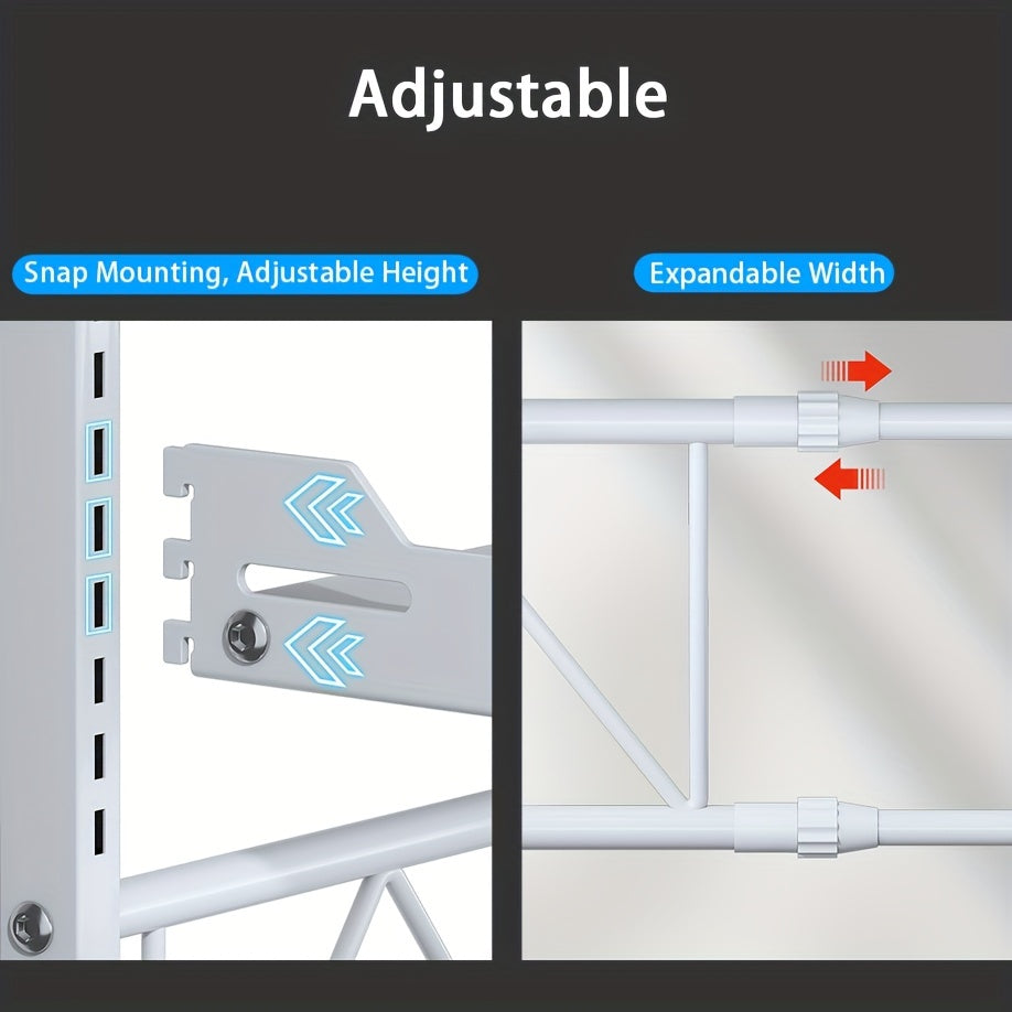 Adjustable Kitchen Rack Microwave Storage Space Saver Organizer