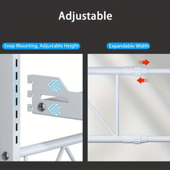 Adjustable Kitchen Rack Microwave Storage Space Saver Organizer