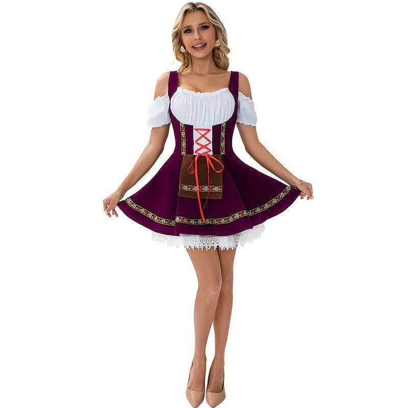 Bavarian Oktoberfest Dress for Women Halloween Costume