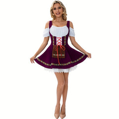 Bavarian Oktoberfest Dress for Women Halloween Costume