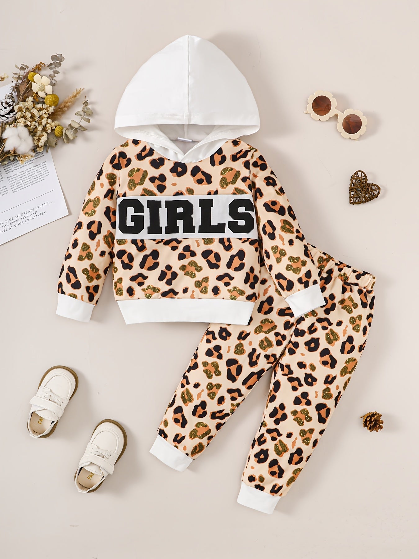 Baby Boys Hooded Sweatshirt Top Pants Set