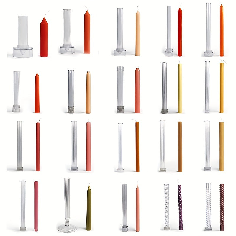 DIY Plum Rod Fine Tooth Candle Mold
