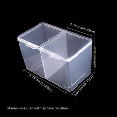 Transparent Nail Care Towel Storage Box