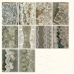 40pcs Vintage Distressed Paper Set for Hand Account Book Backgrounds