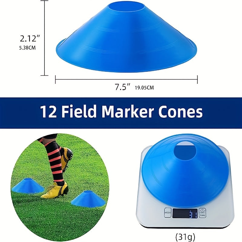 Agility Ladder Set with 12 Cones & Bag - 20ft