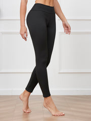 Women's Thermal Leggings Fleece Lined Warm Pants Winter Sports