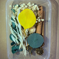 Dried Fruits & Flowers DIY Kit Pine Nuts Cinnamon Ornaments