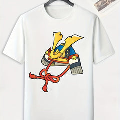 Men's Warrior Helmet Tee Active Slightly Stretch Breathable Tshirt