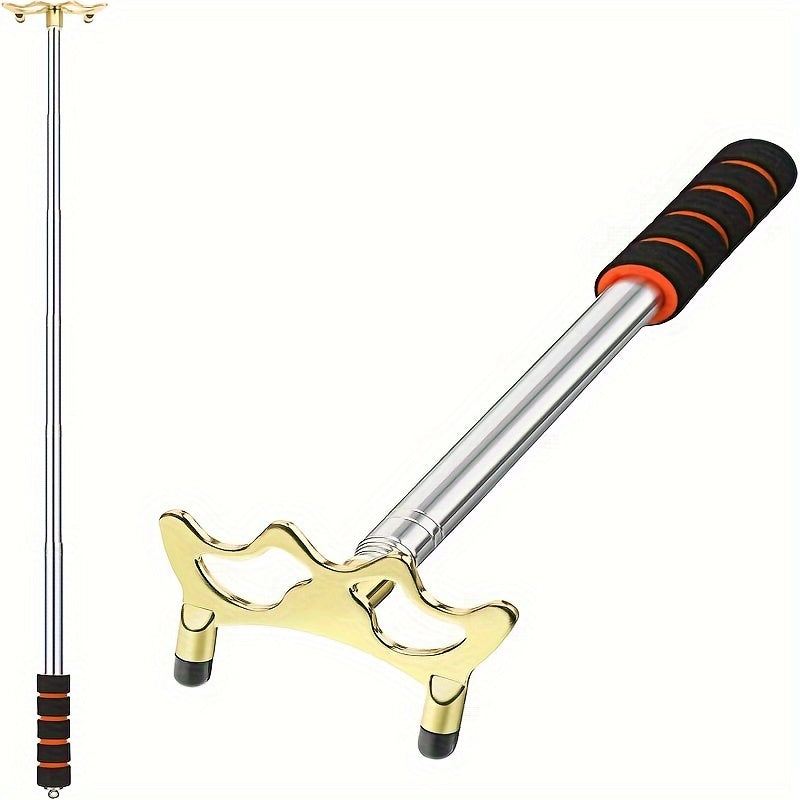 Stainless Steel Cue Holder Retractable Removable Billiard Accessories
