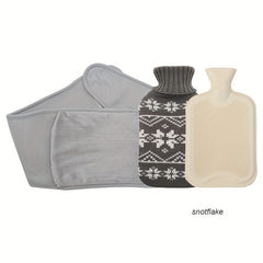 Hot Water Bottle With Knitted Cover Explosion Proof