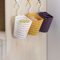 Plastic Hanging Basket for Kitchen Bathroom Storage