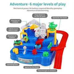 Plastic Car Adventure Inertia Toy Set