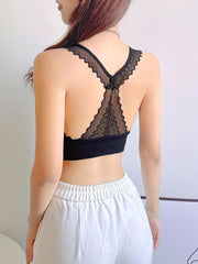 Wireless Lace Bra Full Coverage Lingerie