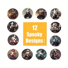 500pcs Animal Cow Cartoon Motorcycle Stickers for Teacher Rewards and Sealing