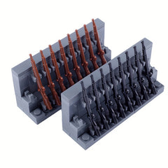 Military Gun Rack Equipment for Small Particle Building Blocks Toy