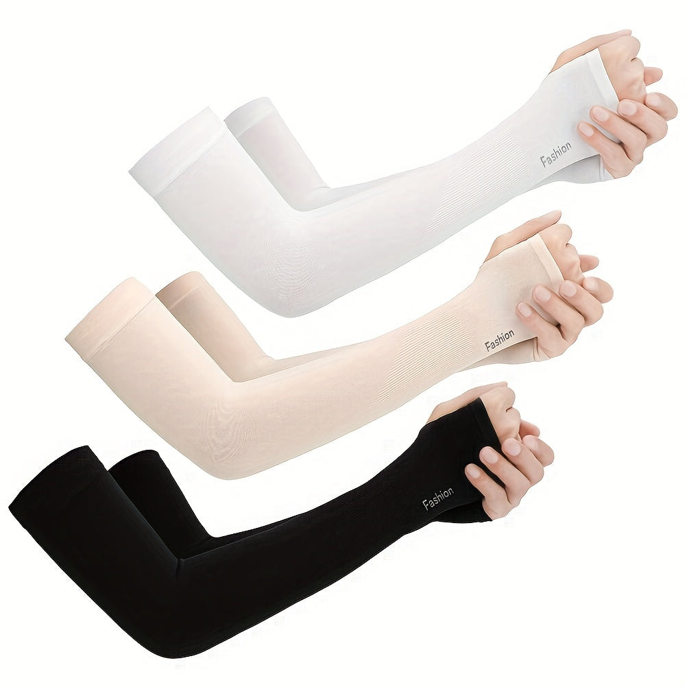 1pair Unisex Arm Covers for Sun Protection Outdoors