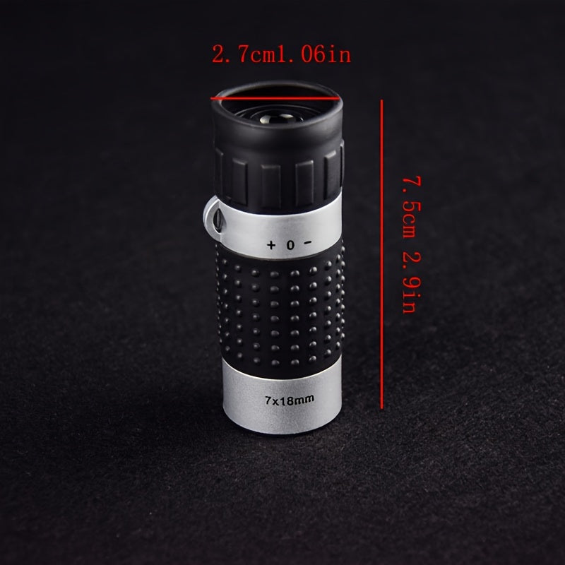 7x18 Golf Monocular Distance Meter Range Finder Pocket Scope