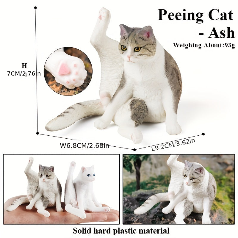 Cat Doll Toys Lift Legs Cat Doll Pet Kitten Toys Desktop Decoration