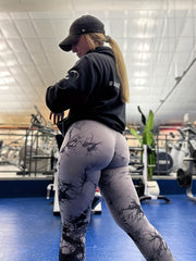 2pcs High Waist Tie Dye Yoga Pants High Stretch Leggings Women's Activewear