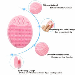 Silicone Oval Face Washing Brush Soft Cleansing Brush for Baby and Adults