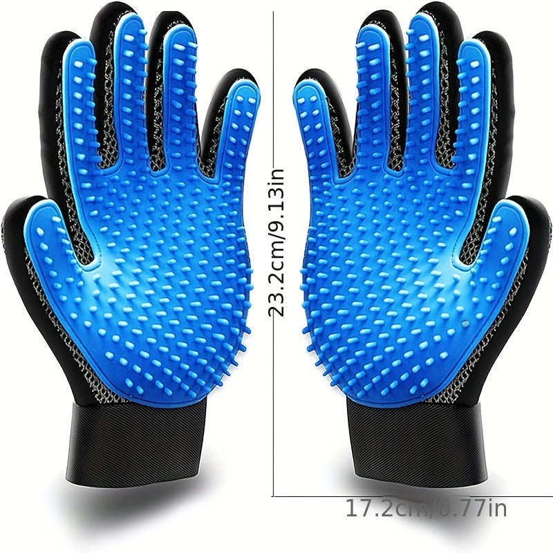 Pet Massage Gloves For Dog & Cat Dog Hair Removal Mitten Cat Hair Remover Glove
