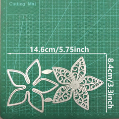 1pc Hollow Flower Die Cuts Metal Cutting Dies Scrapbooking Paper Craft