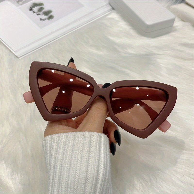 Y2K Triangle Cat Eye Sunglasses UV400 Sun Shades