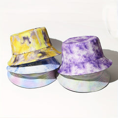 Gradient Sunshade Bucket Hat For Men Women Daily Shopping Party