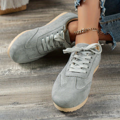 Comfortable Lace Up Outdoor Sneakers Women's Shoes