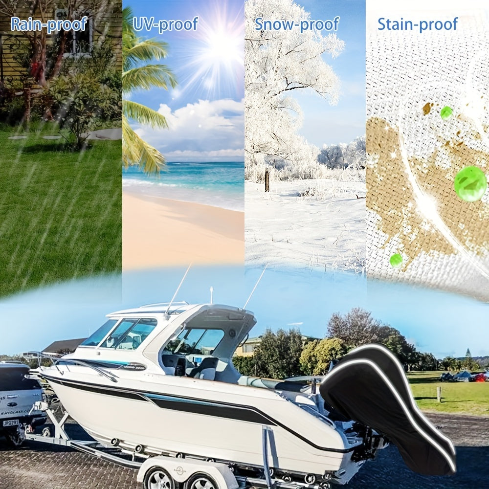 Marine Outboard Motor Cover Waterproof with Strap