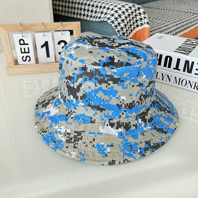Unisex Camouflage Bucket Hat for Outdoor Travel