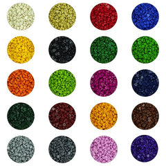 500pcs Pixel Art Building Blocks Set Mosaic Puzzle Toys 5 Colors 6 Shapes