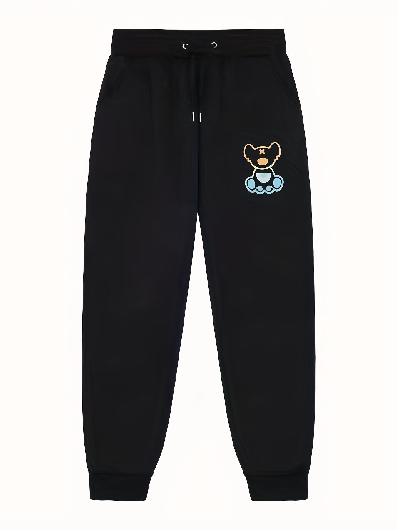 Bear Pattern Joggers Men's Casual Pants Sweatpants