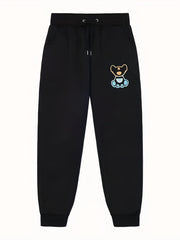 Bear Pattern Joggers Men's Casual Pants Sweatpants