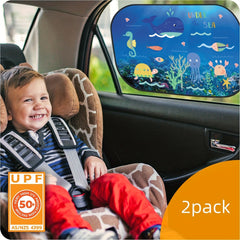 2 Pack Car Sunshade UV Protection Side Window Sun Shades