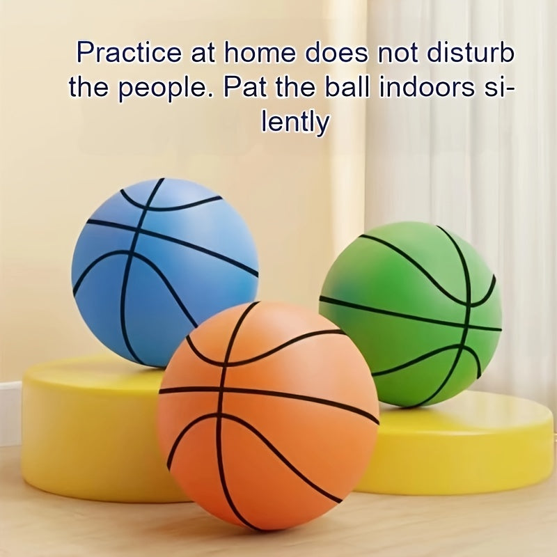 Striped Orange Silent Ball Indoor Training Basketball