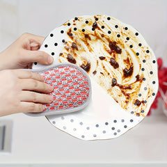 8pcs Dish Cloths Sponge Double Sided Cleaning Brush Scrubbing Magic Spon