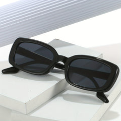 Y2K Rectangle Sunglasses UV400 Anti Glare for Men Women