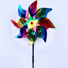 Reflective Laser Windmill Bird Repellent Devices Rainbow Pinwheels