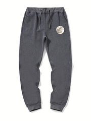 Moon Pattern Casual Stretch Joggers Men s Sweatpants