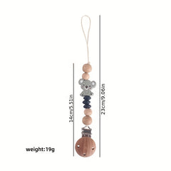 Bear Silicone Pacifier Clip | Safe Anti Chain Nipple Holder