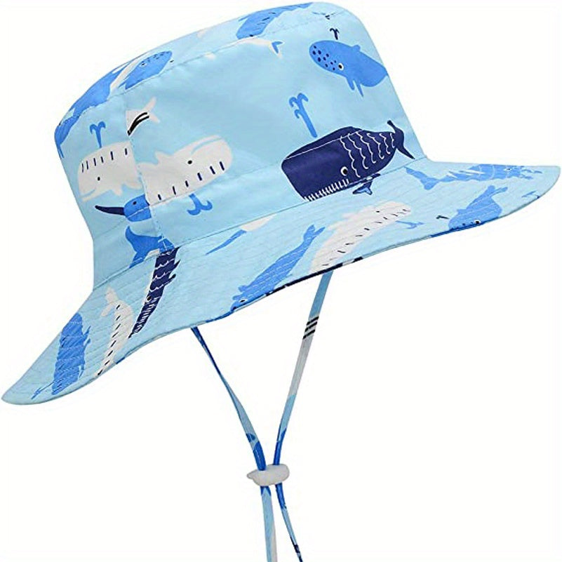 Shark Fisherman's Hat Sun Protection Bucket Hat Outdoor Beach Party Boys Girls