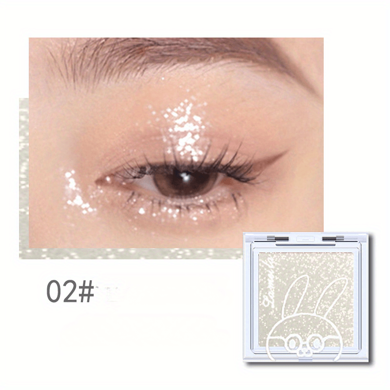 Monochrome Eyeshadow Powder Glitter Highlighter Sequins